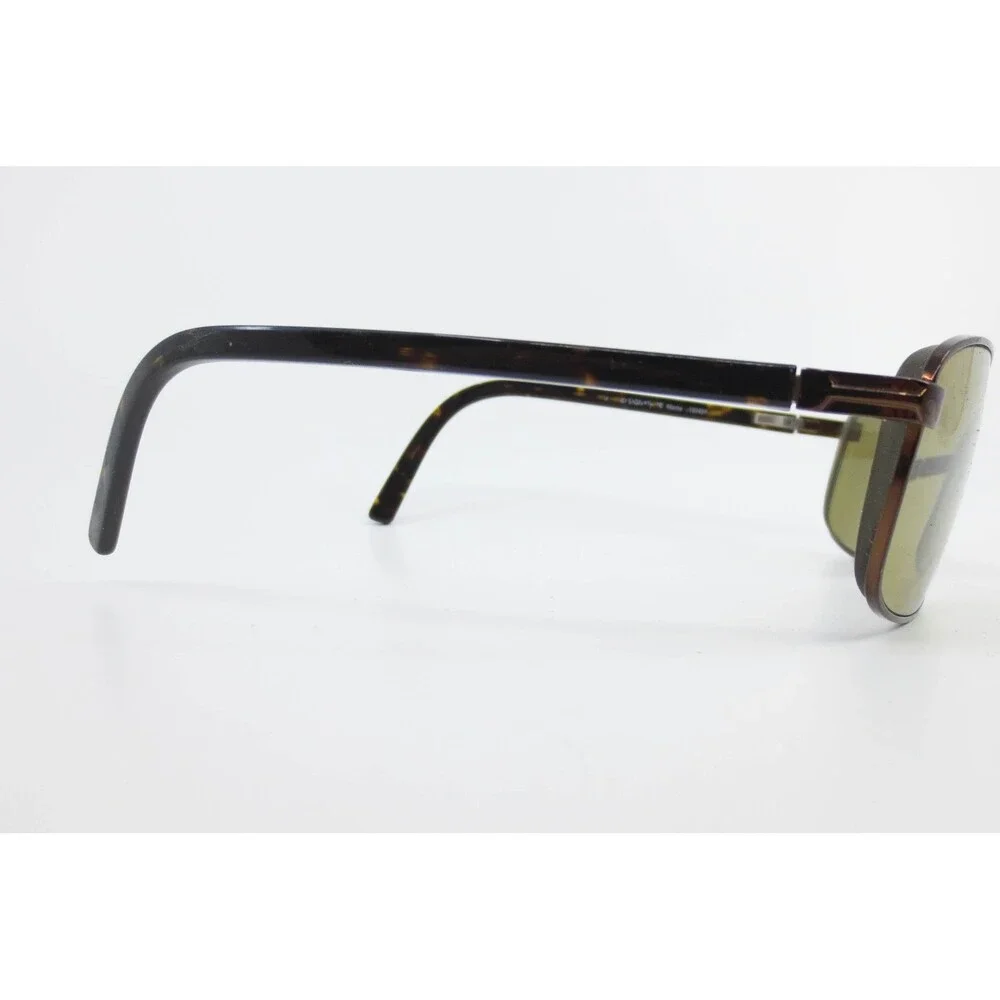 David Signature Monte 180458 Brown Aviator Sunglasses Italy 60-18-140 Tortoise